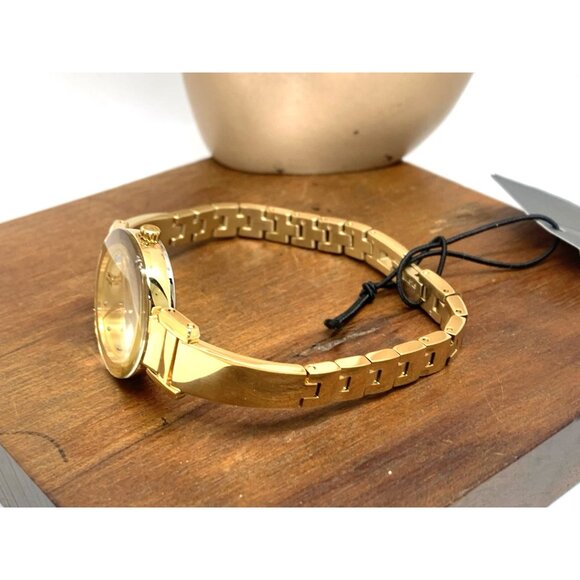 Bulova Women's Watch 97P164 Marc Anthony Quartz Bangle Petite Diamond Gold Dial - Picture 9 of 14